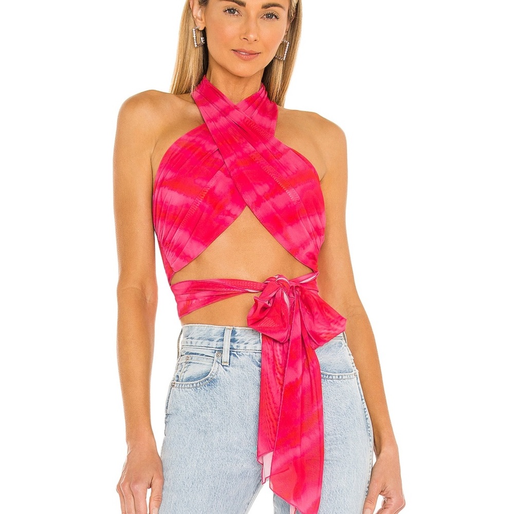 Wrap halter top